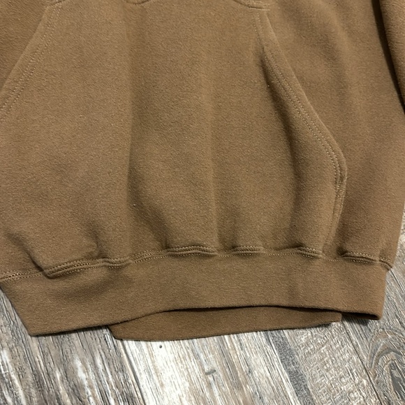 Vintage rare nike blank no swoosh hoodie travis scott size large made in usa. - Picture 3 of 8